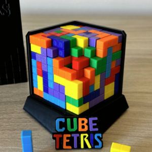 3D Printed Cube Toy Puzzle - Tetris