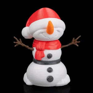 3D Printed Christmas Model Toy - Snowy Smiles