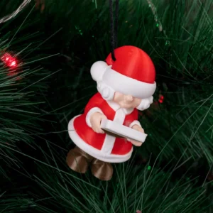 3D Printed Christmas Model Toy - Sweet Mrs. Claus