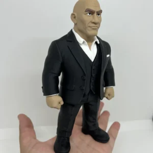 3D Printed Toy Action Figure Model - The rock