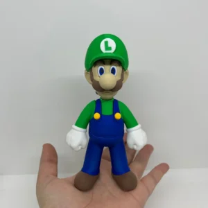 3D Printed Toy Action Figure Model -Luigi